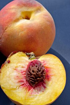 Ripe Juicy Fleshy Peaches Royalty Free Stock Image Ripe Juicy Fleshy Peaches Royalty Free Stock Image