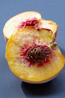 Ripe Juicy Fleshy Peaches Stock Photography Ripe Juicy Fleshy Peaches Stock Photography