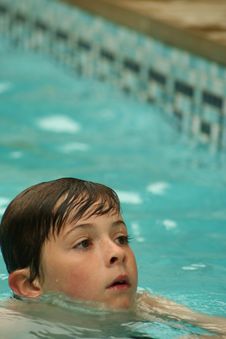 Fun In The Pool Royalty Free Stock Photography