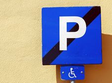 Handicap Parking Place Stock Photography Handicap Parking Place Stock Photography