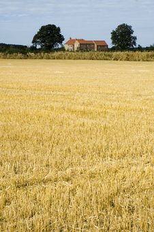 Framers House And Field Royalty Free Stock Image Framers House And Field Royalty Free Stock Image