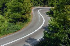 Mountain Road Royalty Free Stock Photos Mountain Road Royalty Free Stock Photos