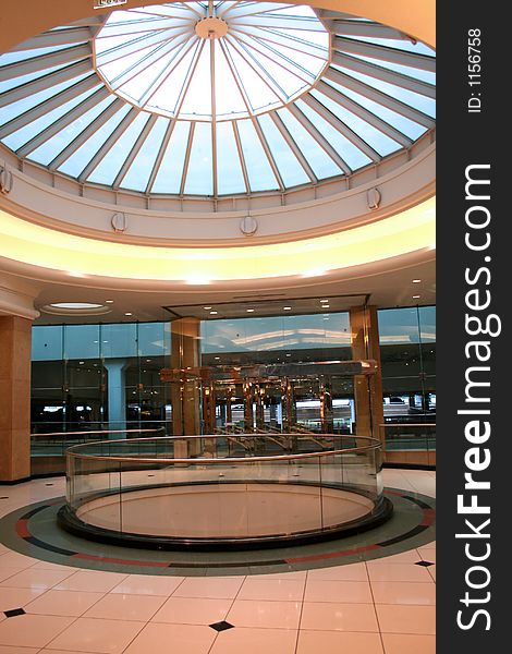Modern and luxurious mall interior. Modern and luxurious mall interior