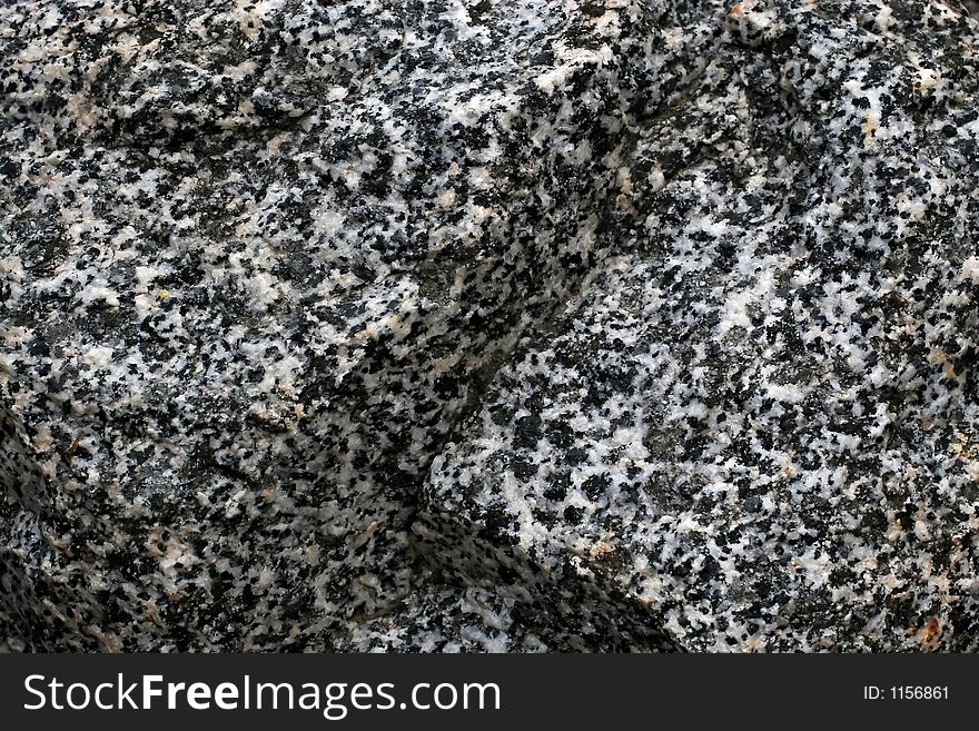 Black and white granite