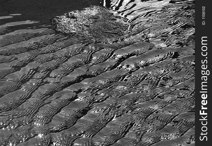 A lake on a windy day. A lake on a windy day.