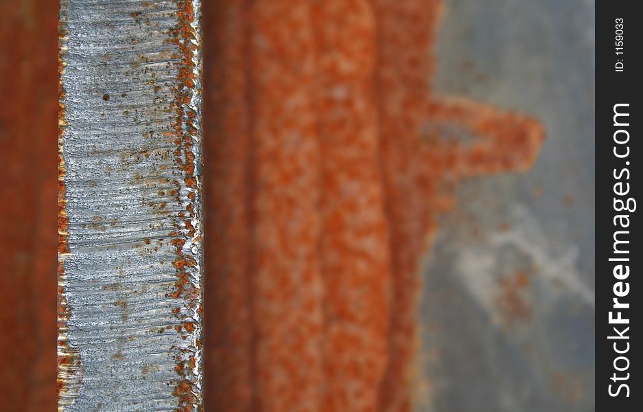 Rust texture. The grey piece on the left is in focus. The rest is deeper. See also:. Rust texture. The grey piece on the left is in focus. The rest is deeper. See also: