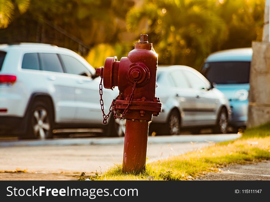 Photography Of Red Fire Hydrant