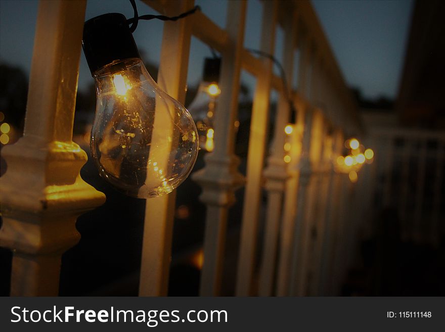Shallow Focus Photography of Light Bulb