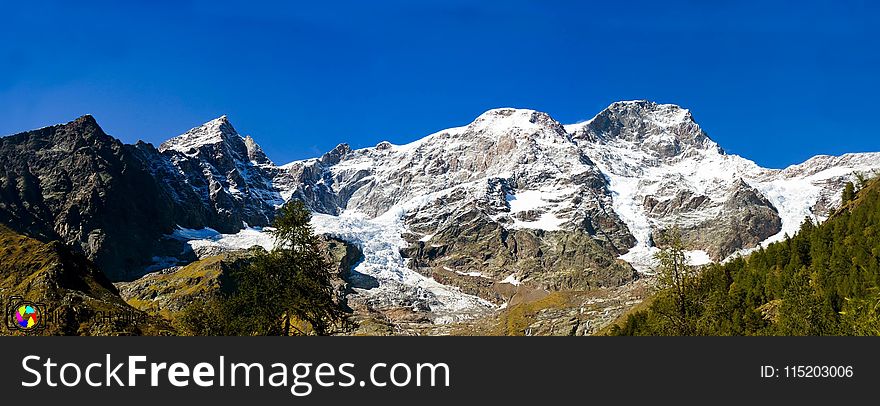 Gray And White Mountains