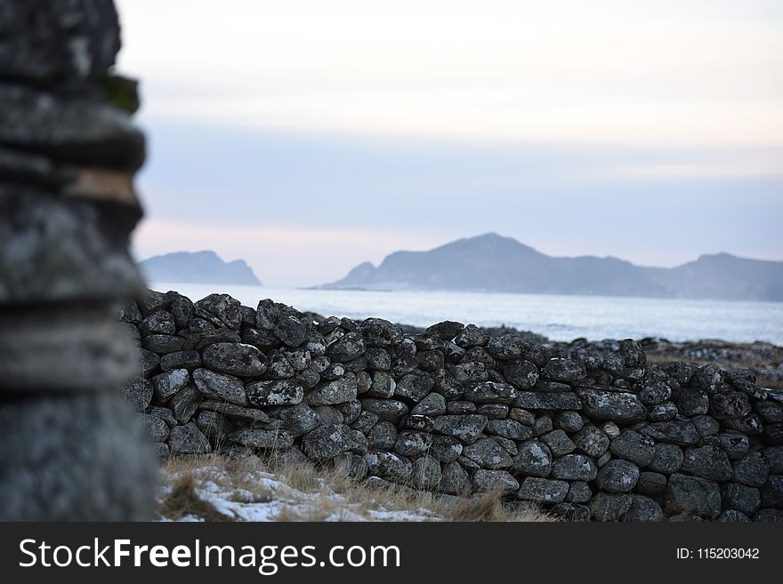 Photo Of Wall Made Of Rocks