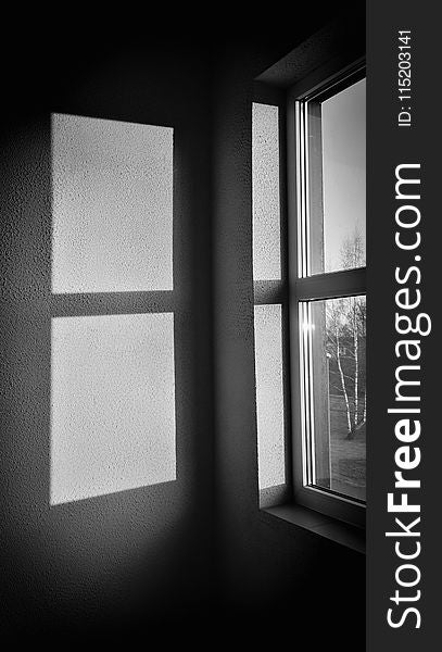 Monochrome Photography of Window