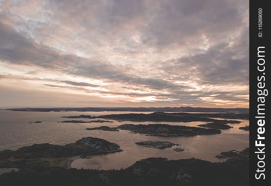 Islands Under Blue And White Sky