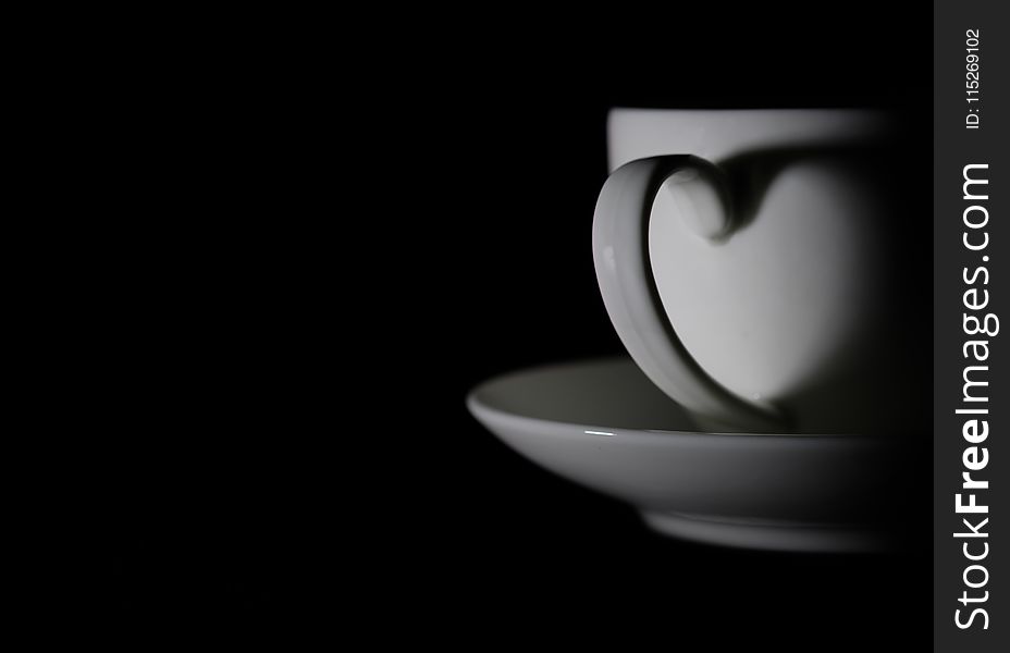 Grayscale Photography Of Cup And Saucer