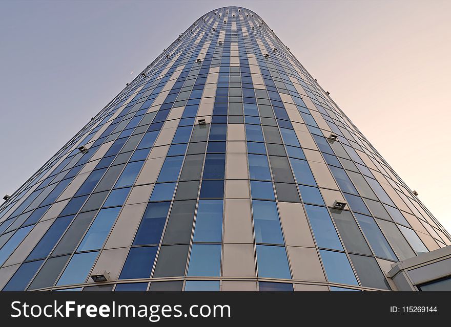 Low-angle Photography of Mirror Building