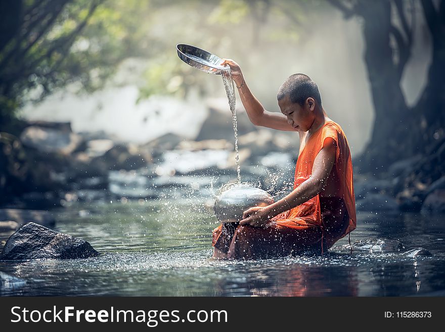 Water, Nature, Reflection, Fun