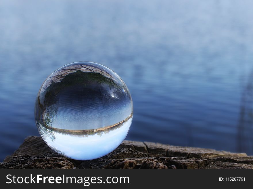 Reflection, Water, Close Up, Sphere
