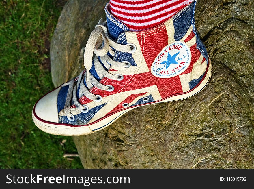 Footwear, Shoe, Flag Of The United States, Outdoor Shoe