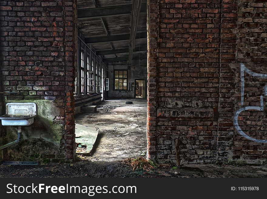 Wall, Urban Area, Brick, Window