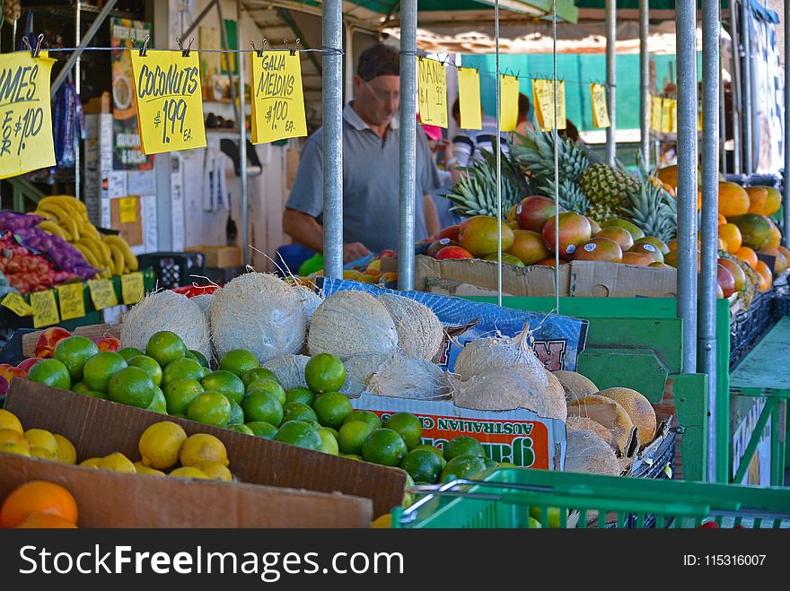 Produce, Marketplace, Market, Vendor
