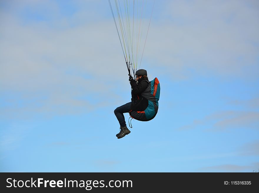 Air Sports, Parachuting, Sky, Windsports