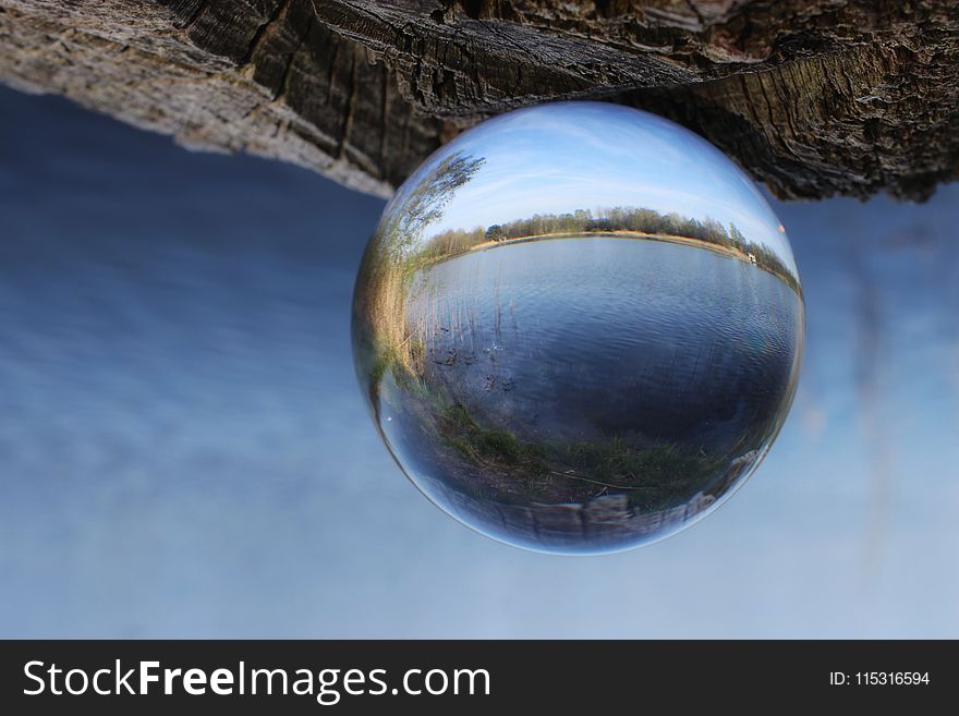 Reflection, Water, Sky, Sphere