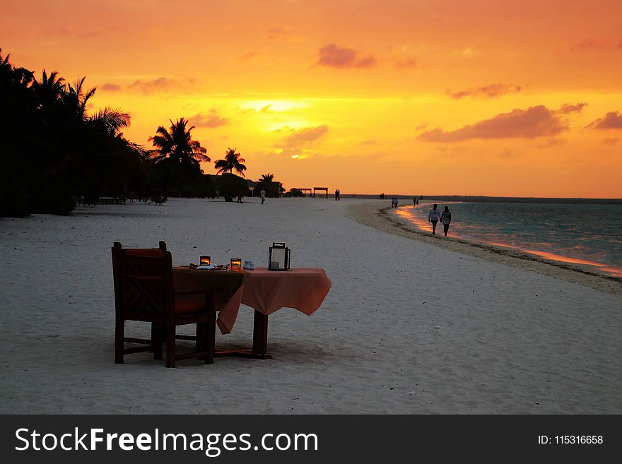 Body Of Water, Sunset, Sky, Sea