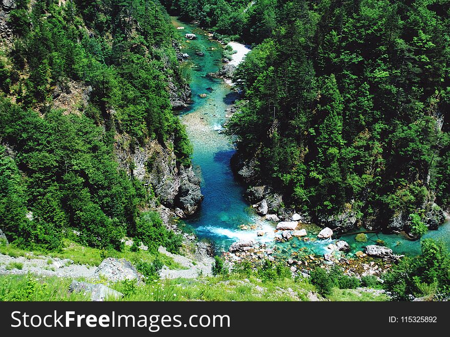 Mountain river in Montenegro