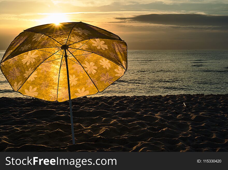 Umbrella On The Beach