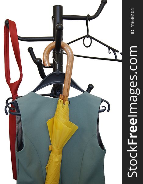 Peg for clothes with objects on it