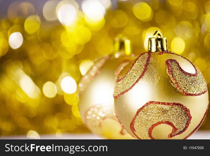 Colorful abstract background with christmas balls