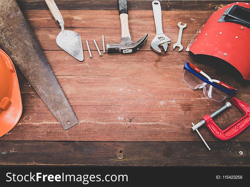 Flat Lay Photography of Hand Tools