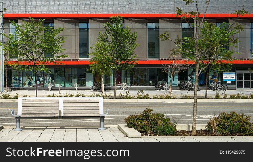 Photo Of Bench Infront Of Building