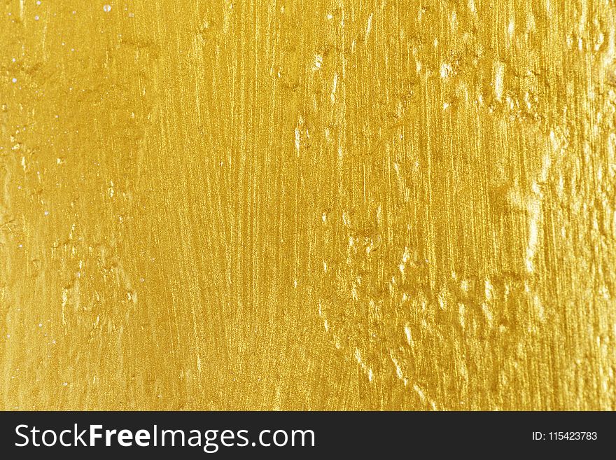 Close Up Photo of Yellow Surface