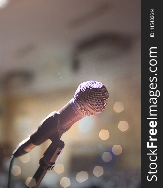 Close-Up Photography of Microphone
