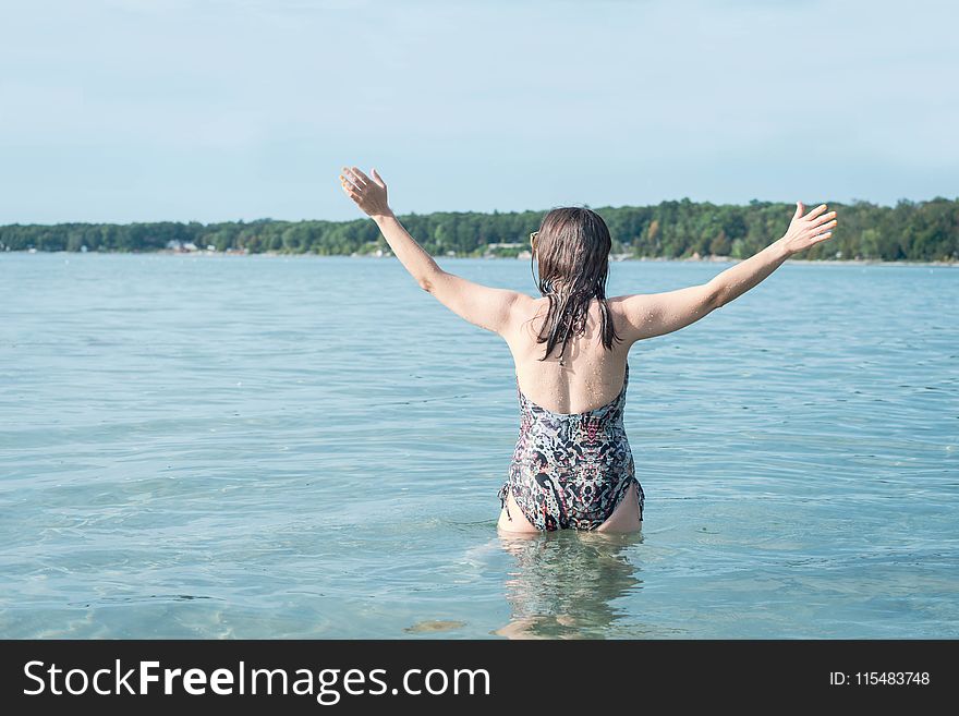 Woman in Body of Water