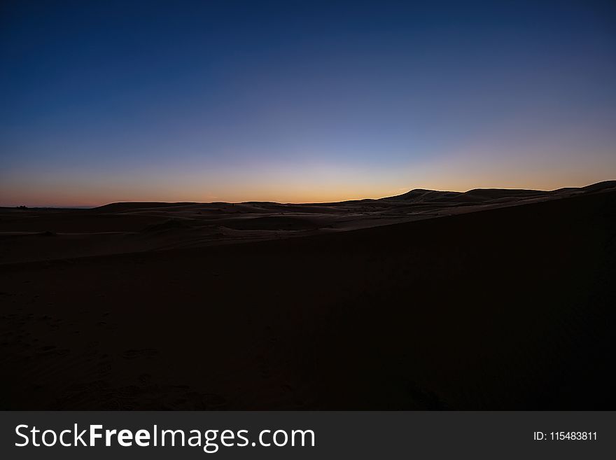 Silhouette Photography of Desert