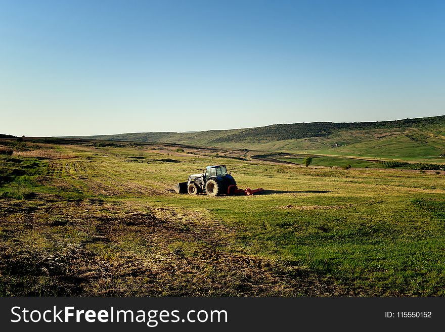 Photo of Tractor on Fields