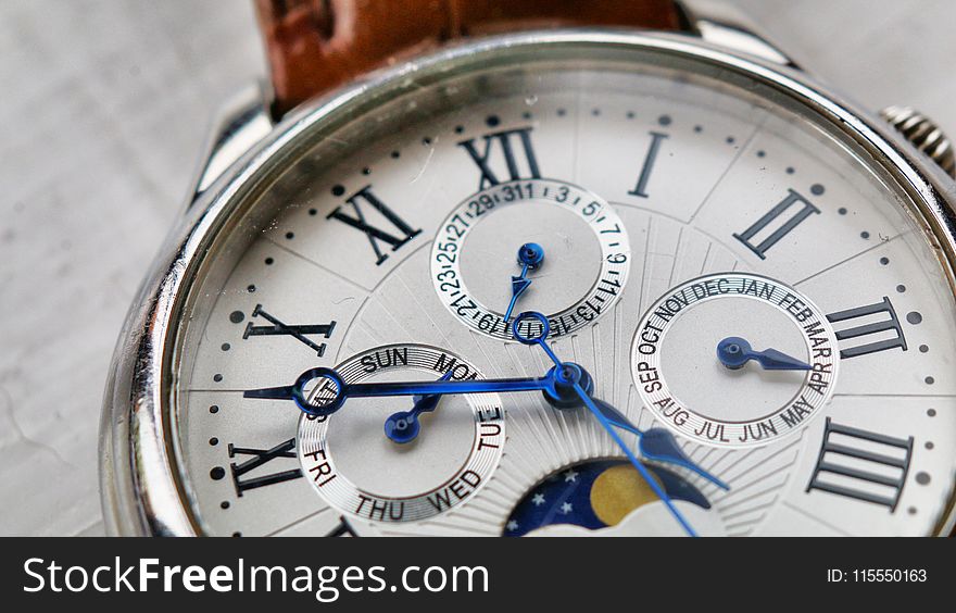 Close-up Photography of Wristwatch