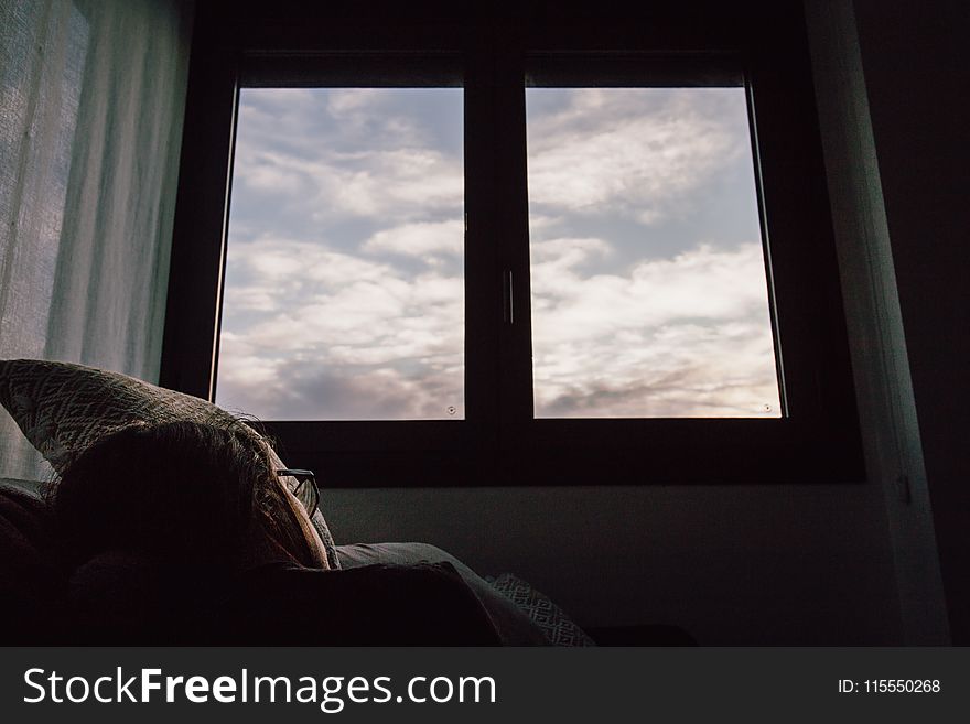 White Wooden 1-pane Side-by-side Window