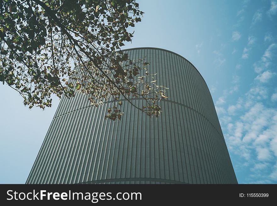 Gray Concrete Tower at Daytime