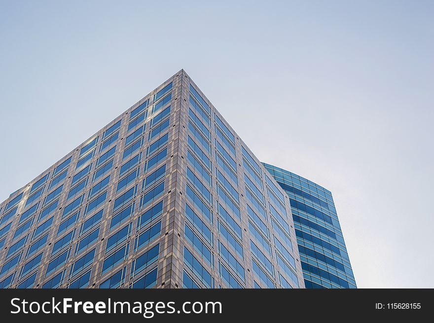 Blue And Grey Building