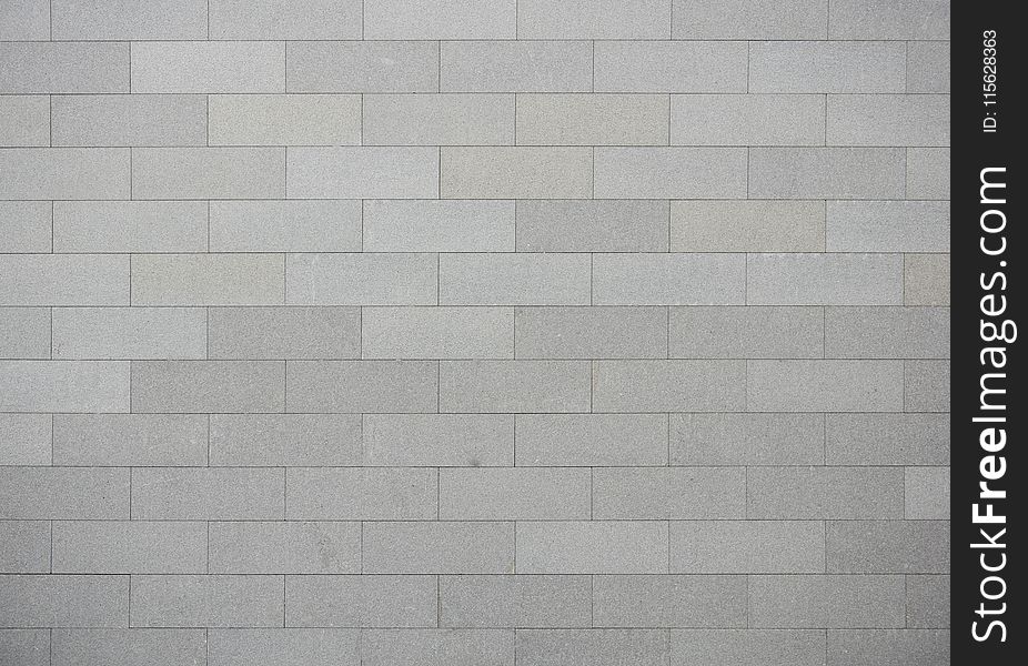 Grey Concrete Brick Wall