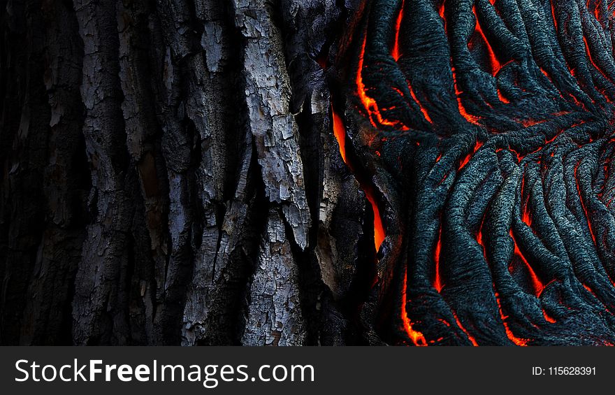 Photo of Dried Lava