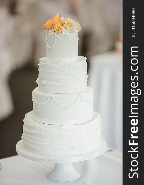 4-tier Cake On Cake Stand