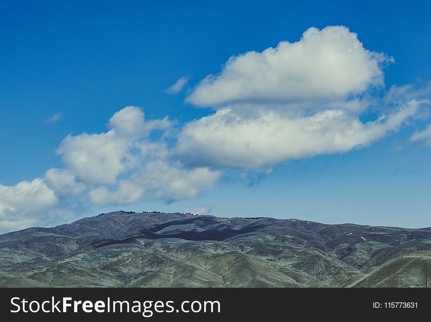 Mountains Under Blue Sky And Clouds