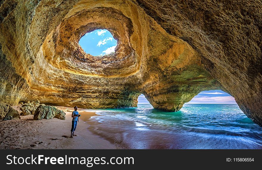 Natural Arch, Rock, Sea Cave, Formation