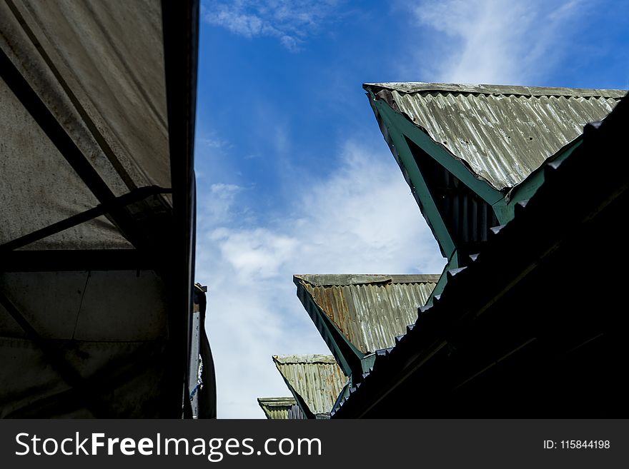 Photo of Gray Galvanized Steel Roofs