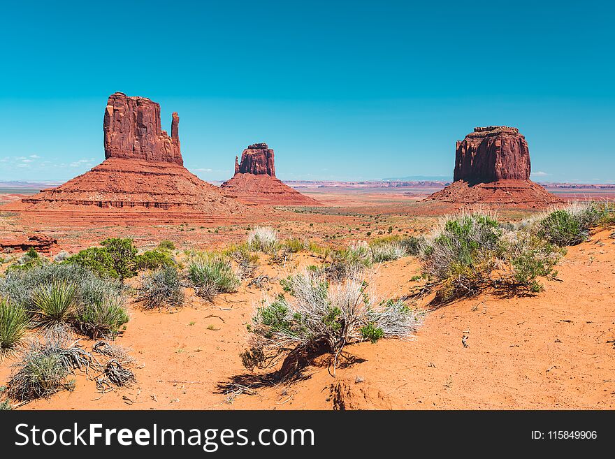 Monument Valley during summer