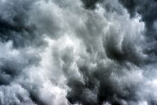 Dark Storm Clouds Stock Image