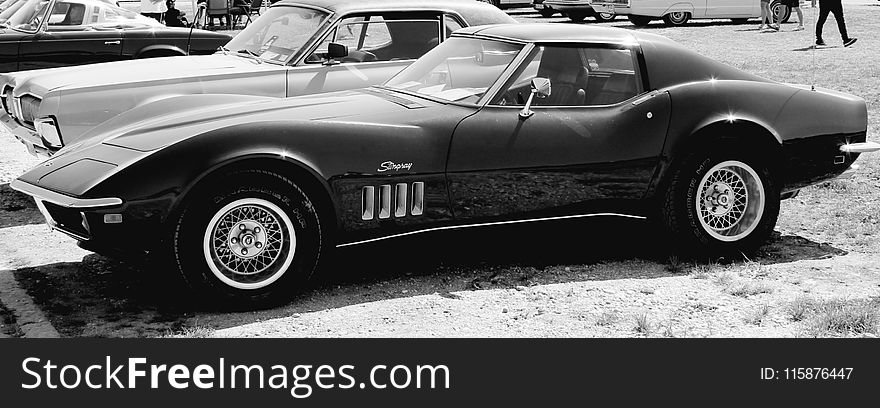 Car, Motor Vehicle, Black And White, Automotive Design